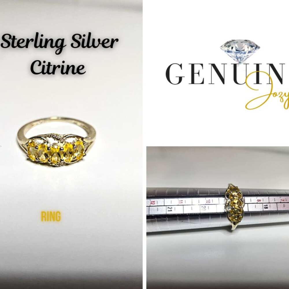 Citrine 5 Stone Ring - Picture 2 of 5